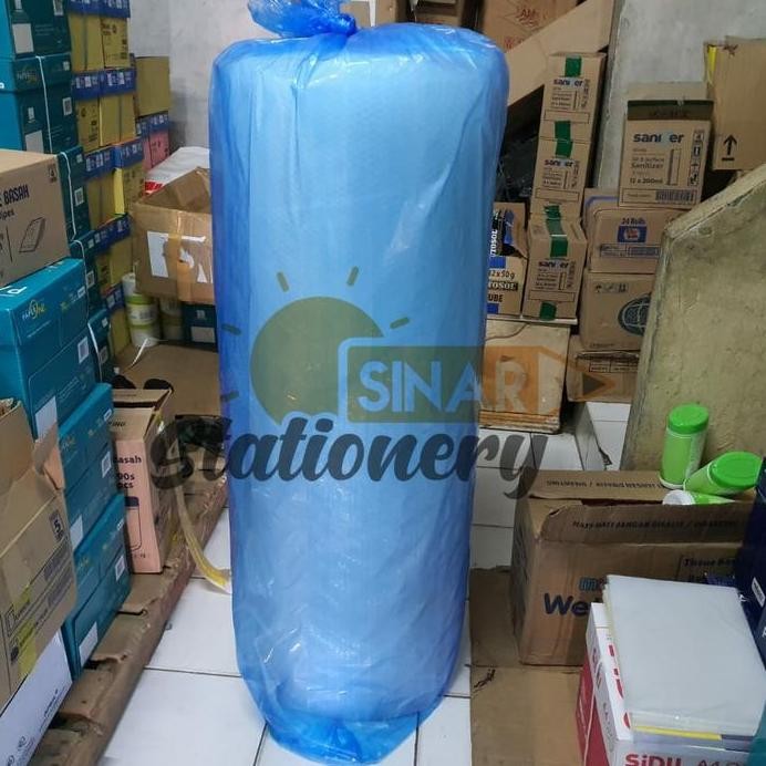 

ready Bubble wrap putih ukuran 50m x 125cm bungkus biru