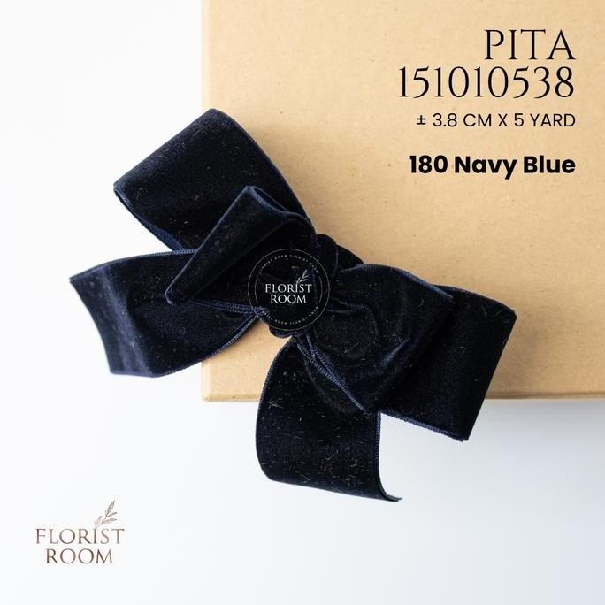 

ready Pita 151010538 3.8cm x 5yard - Velvet Ribbon - Beludru