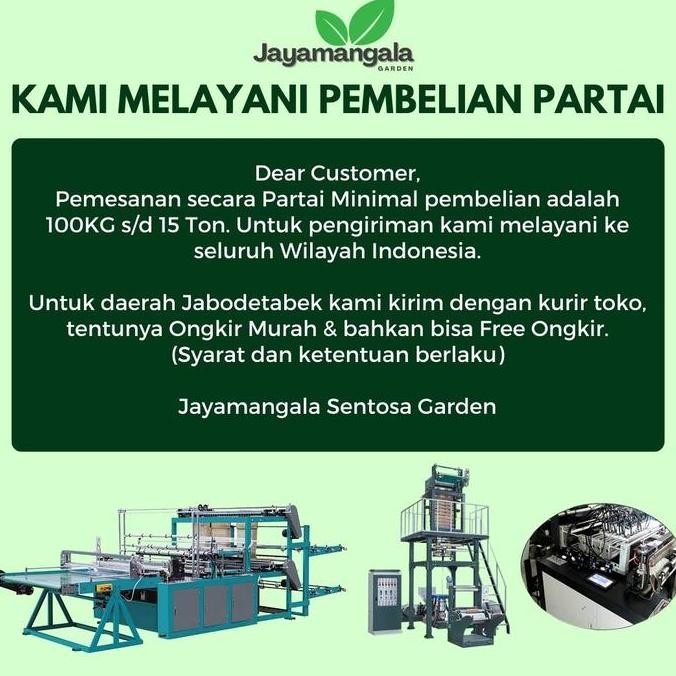 baru Polybag Tanaman Jayamangala 1 KG Plastik Polibag Tebal 10x10 20x20 30x30 35x35 40x40 Besar Keci
