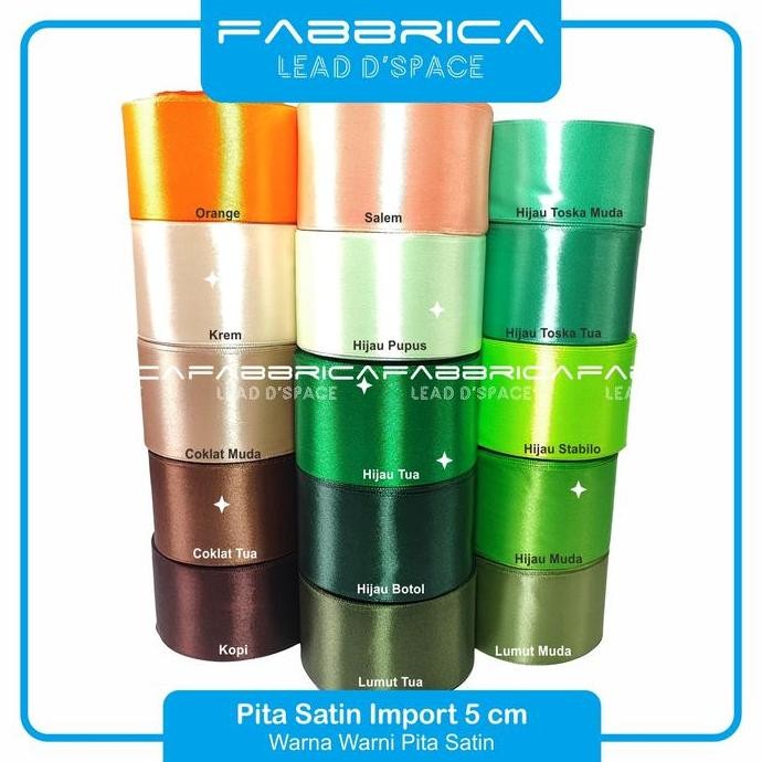 

ready PITA SATIN 5 CM 2 INCH PITA SILK GIFT KADO HAMPERS BESEK PARCEL