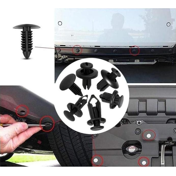 190pcs Baut Rivet mobil Universal Clip kancing 190PCS baud riveter klip kancing toyota - hyundai dai