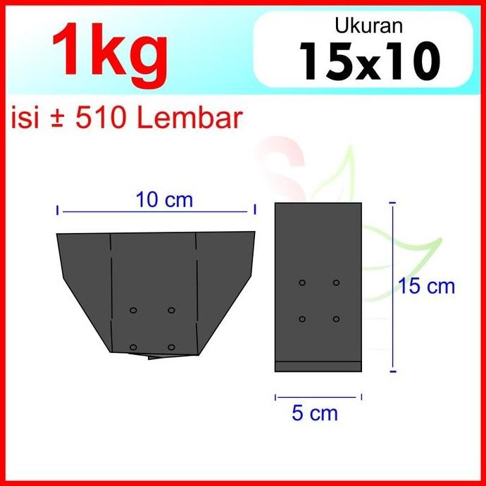 baru POLIBAG/ Polybag 1 Kg, 10x15 15X15 2020 2525 3030CM 40x40