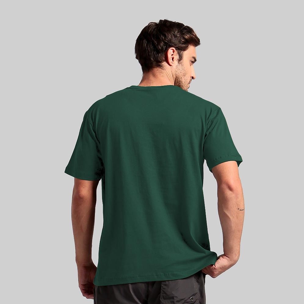 Promo T Shirt Kaos Polos Basic 30S - Hijau Botol Kaos Polos Hijau Botol