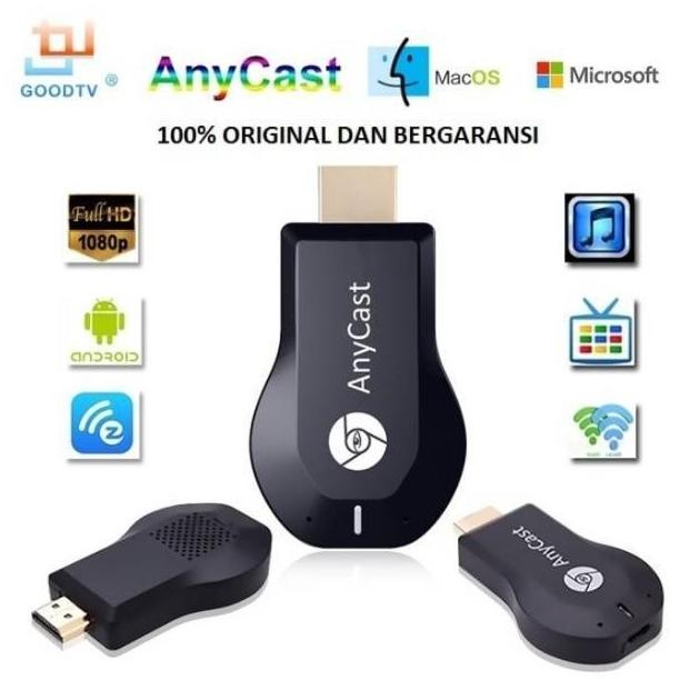 Tr24 Fth-56 Cuci Gudang Anycast Dongle Hdmi Wifi Display Recaiver Tv / Nonton & Main Game Handphone 