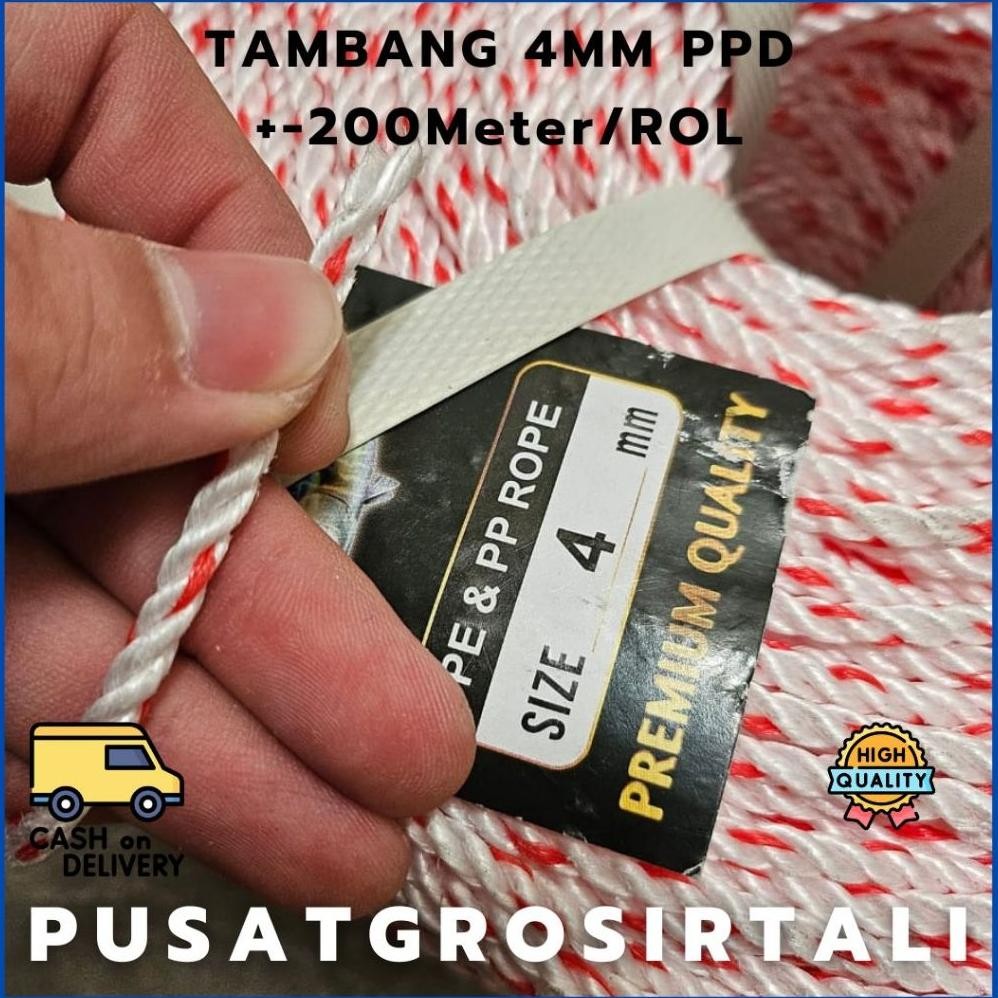 

Of14 Li34 Jy-56 Tambang 4Mm Ppd / Tali Tambang Ppd 4Mm Premium Hemat