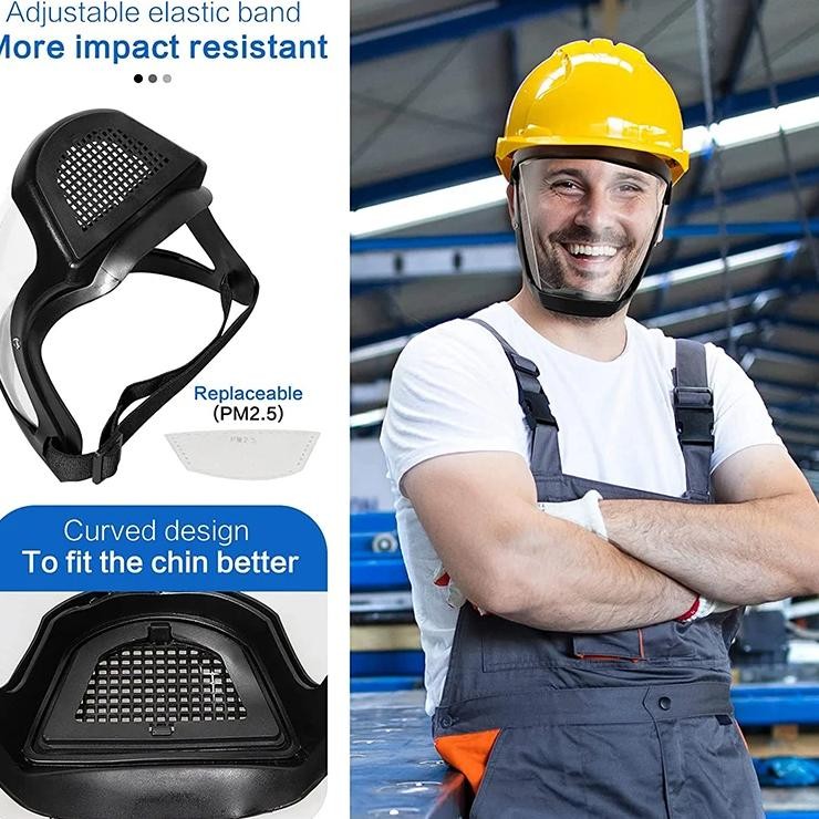 Uv400 Face Shield Face Shield Full Face Protective Face Shield Oilsplash Proof