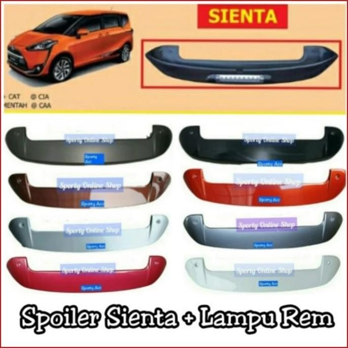 Spoiler Sienta With Lampu Rem Murah