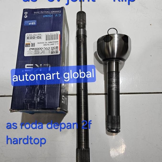 New As Roda Depan Toyota Hardtop 2F Komplit Terjamin