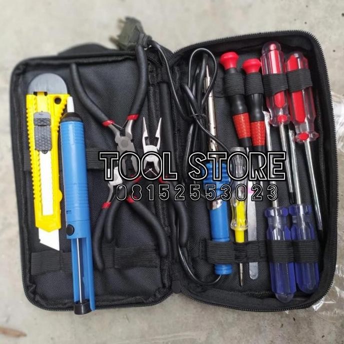Set Solder Listrik Elektronik Sands, Alat Servis Solder Set Elektronik