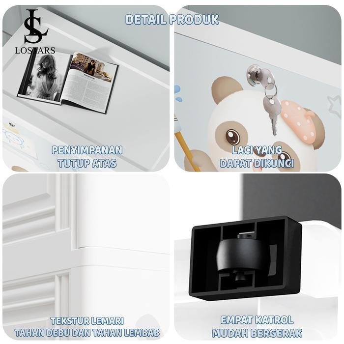 Lostars/Lemari Bayi/Lemari Plastik /Lemari Plastik Anak/Lemari Plastik Premium/Lemari Pakaian /Lemar