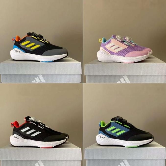 Tersedia Adidas EQ21 RUN BOA / ADIDAS Kids / Sepatu Kets Anak / Slip On Kids