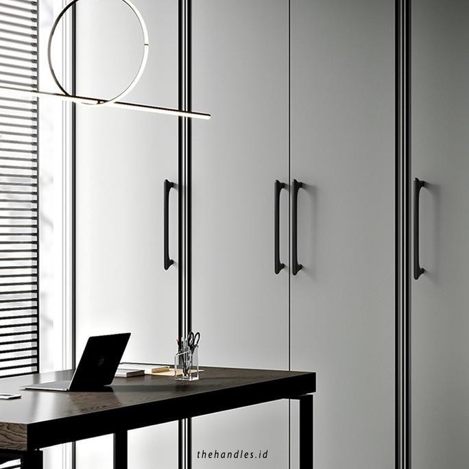 Spesial [Ready] H210-Dg Tarikan Lemari Laci Dark Gray Handle Minimalis Modern