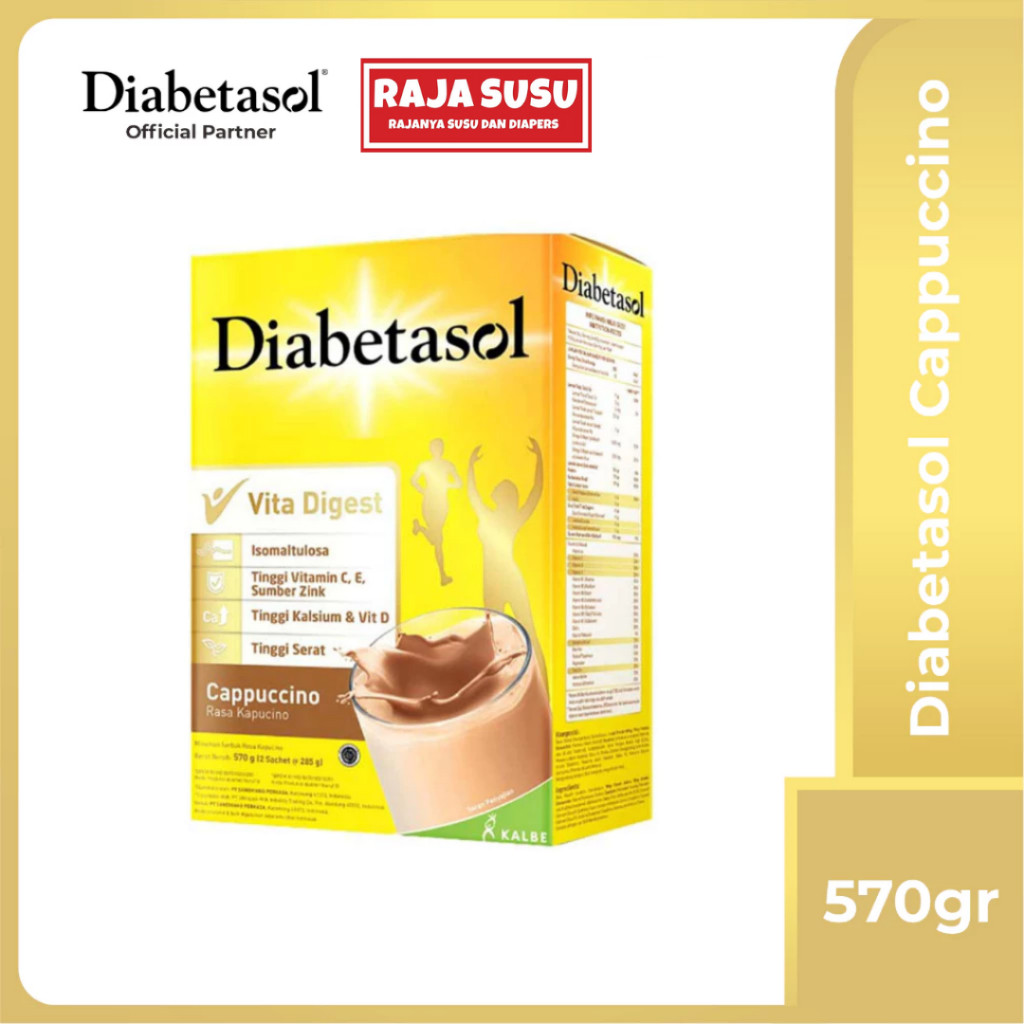 

DIABETASOL CAPUCINNO 600 GR - RAJA SUSU