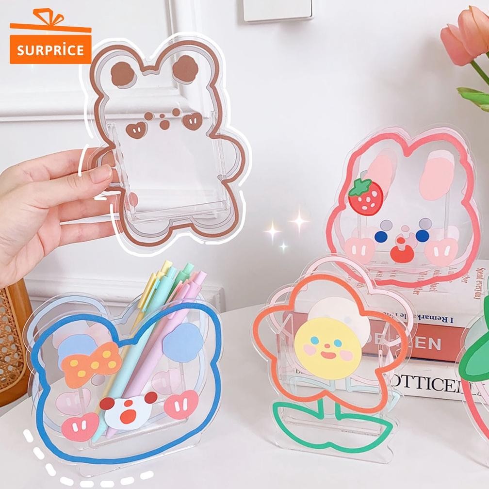 

Promo Surprice Tempat Pencil Akrilik Gambar Hewan Dan Buah Lucu / Acrylic Cute Animal / Pen Holder Storage Transparant Diskon