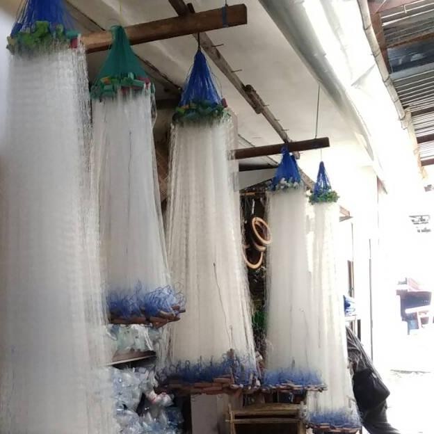 READY STOCK Jaring Ikan siap pakai ~ jaring bentang ~ panjang 50 meter