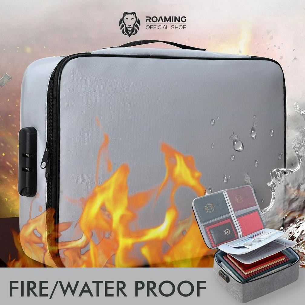 

Diskon Tas Penyimpan Dokumen Tahan Api Dan Air Tempat Berkas Map - Tk005 Prermium