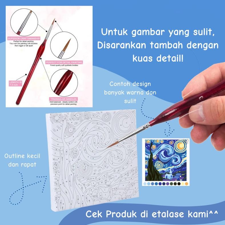 

Diskon Paint By Numbers Kit - Whale Series 20X20Cm - Painting Kit Diy Promo
