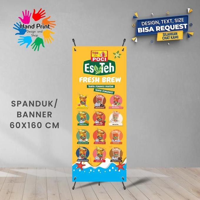 

Spanduk Banner Es Teh Poci Varian Rasa Warna Oren Minuman Segar Ukuran 60x160 Cm Outdoor Murah Berkualitas Bisa Request Custom