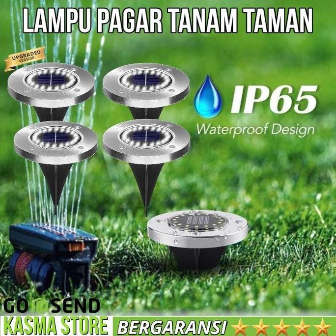 

Lampu Taman Garden Solar tanam tancap pavling bulat tenaga surya 8 LED