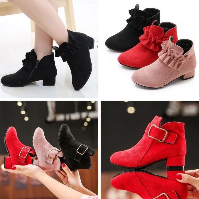 Tersedia Sepatu Boot HIGH HEELS Anak Perempuan Mexican