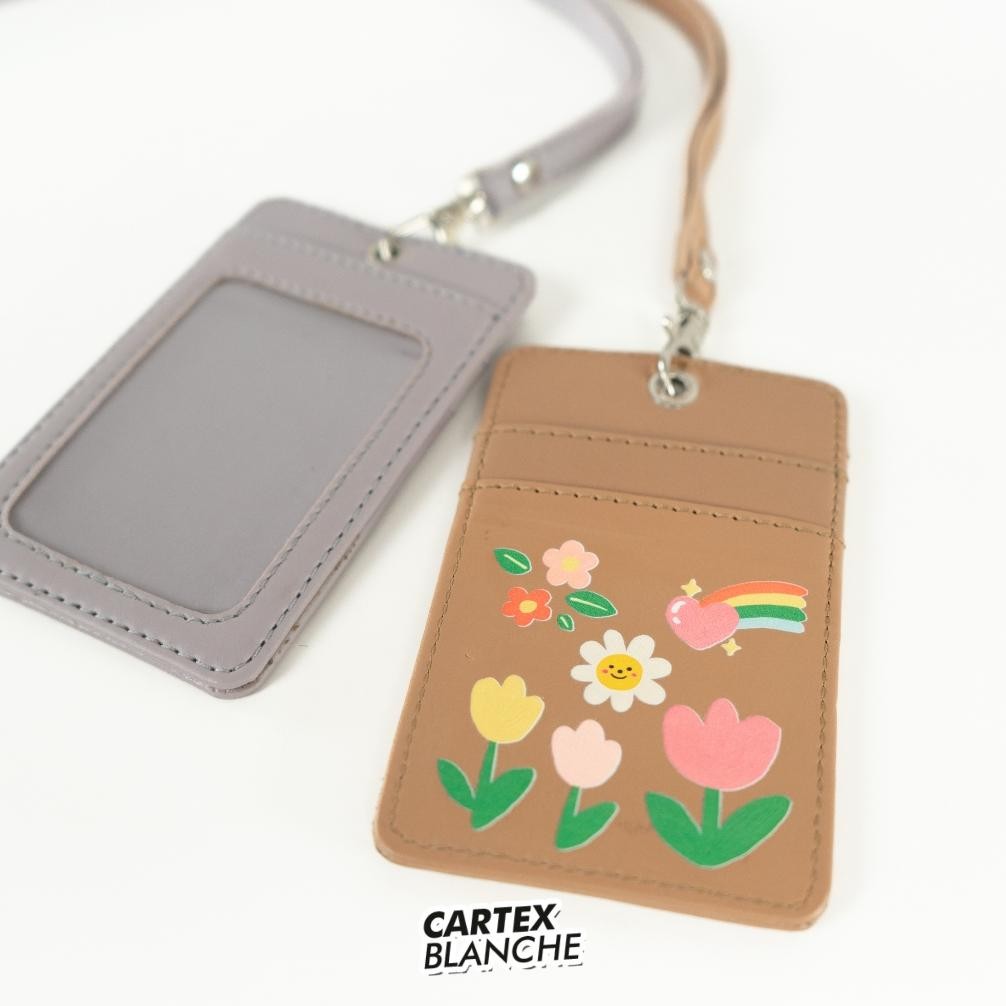 

TERMURAH Cartexblanche Flowy Lanyard Card Holder Unisex Name Tag Premium Pria & Wanita Siap kirim