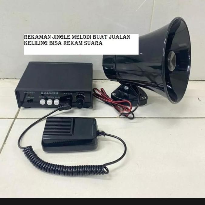 Speaker Horn Dan Ampli Ealsem Es 33 Jualan Keliling New Stok