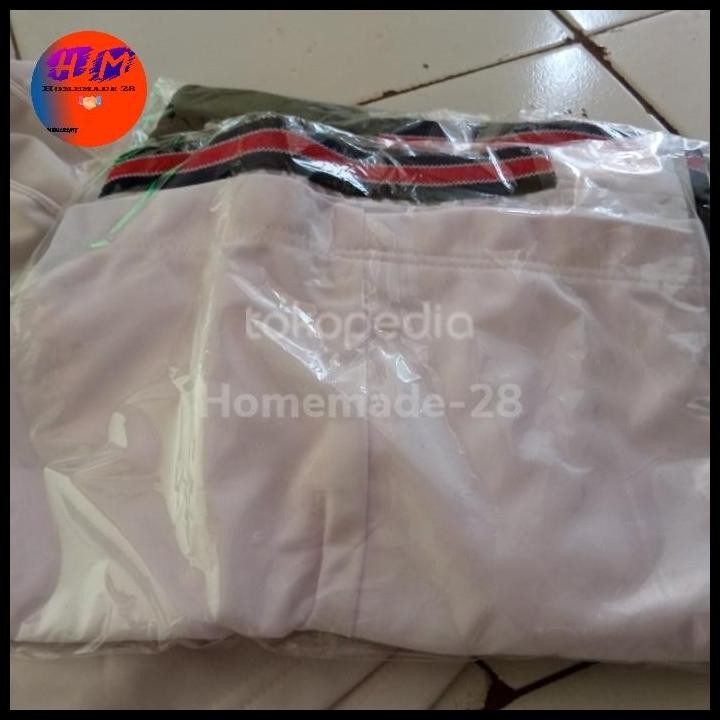 Celana Tenis Putih Polos/ Celana Tes Tni-Polri/Celana Putih Polos Original Best Seller