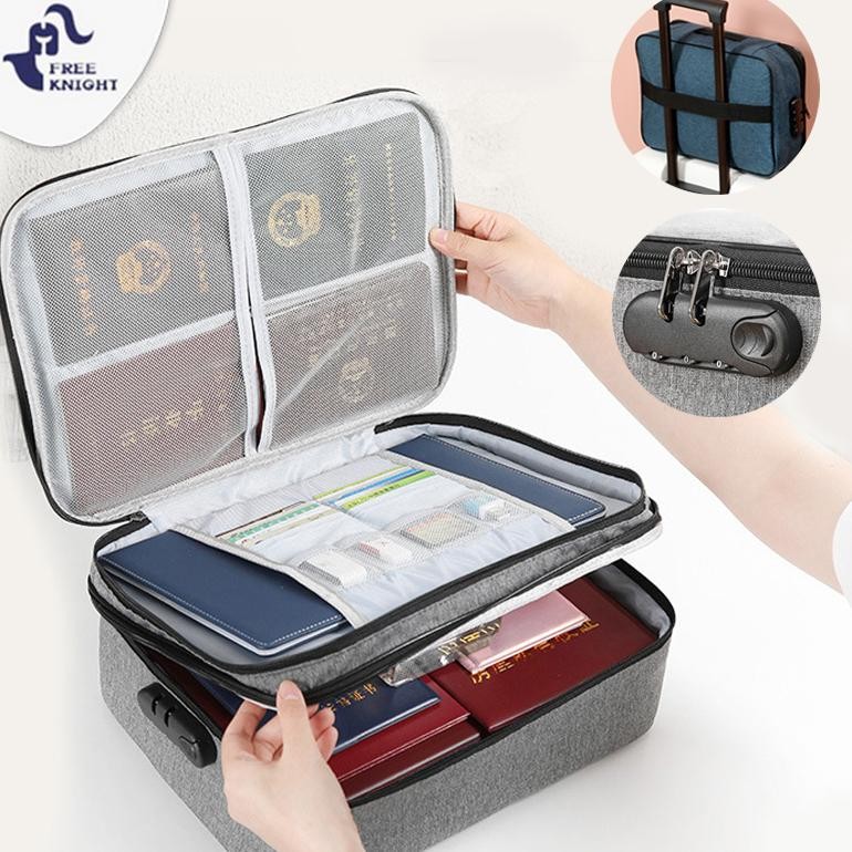 

Premium Freeknight Tas Dokumen Tas Travel Document Storage Box Dengan Password Tas Kerja Tas Berkas Dokumen Besar Anti Air Hdk307 Diskon