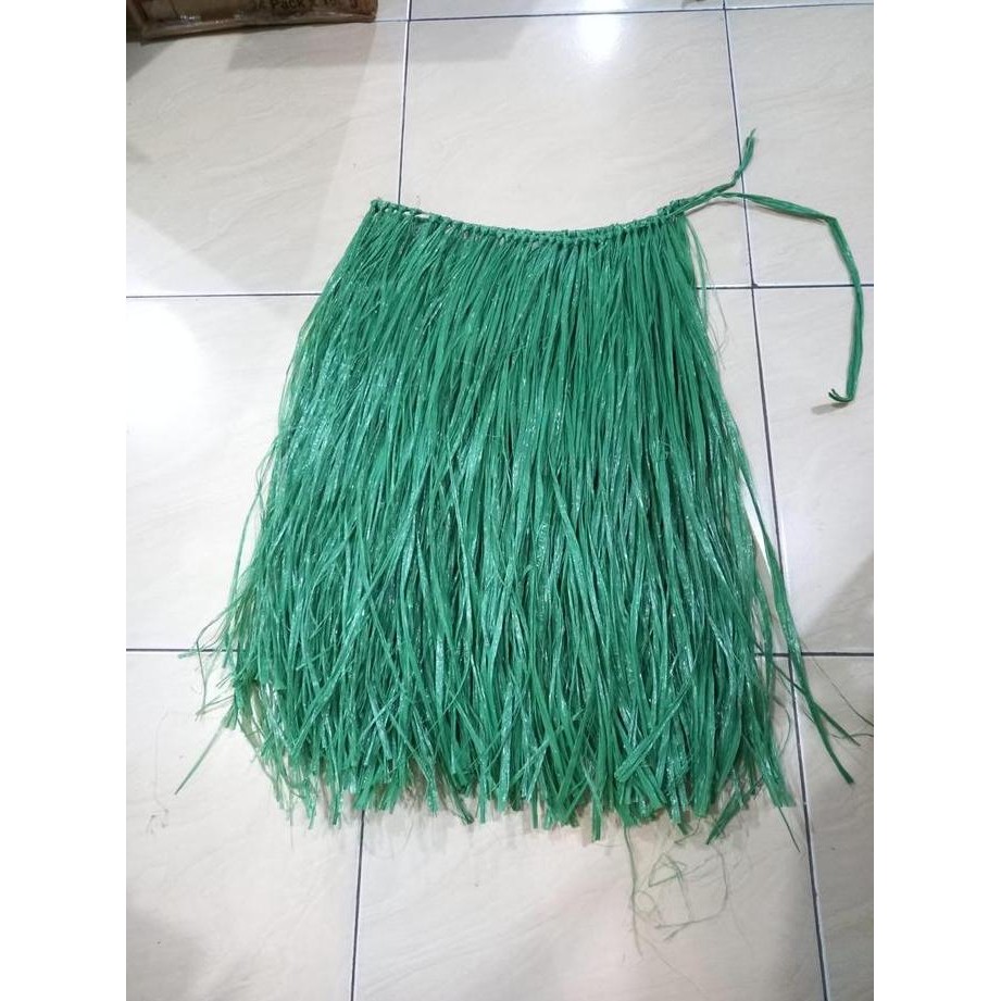 Terlaris Rok tali rapia rumbai warna kuning,merah,biru,hijau,merah putih SALE