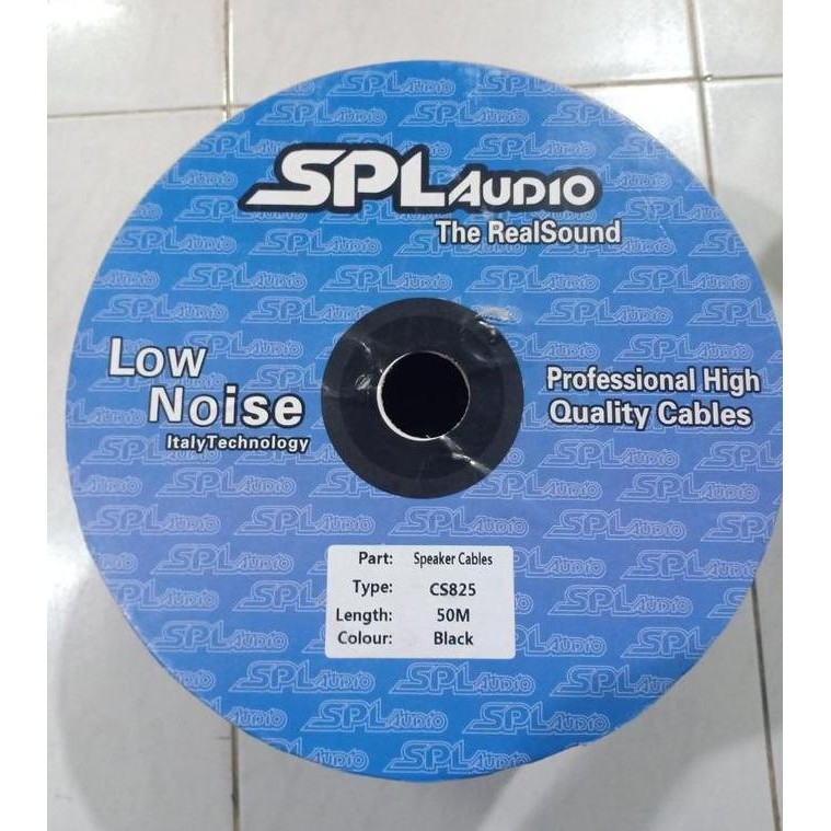 Spl Audio Kabel Speaker Cs 825 - 8X2.5 Mm - 50 Meter New Stok
