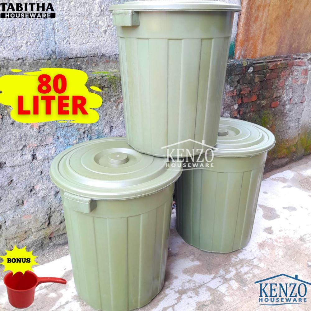 HJK Ember 80 Liter Plastik / Gentong bak air mandi / tong air Plastik