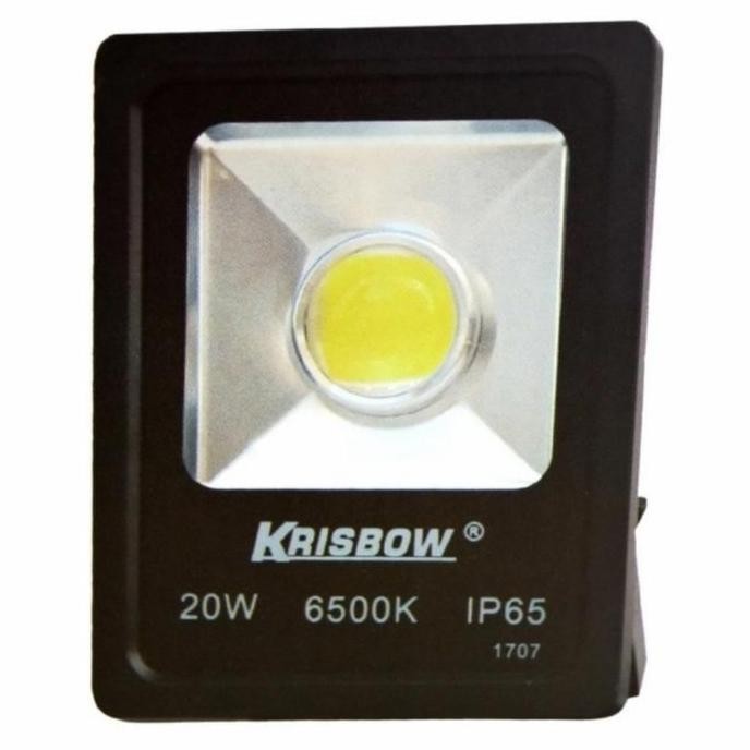 Krisbow Led Outdoor Lampu Sorot Flood Light 10W / 20W / 30W / 50W W/Ww