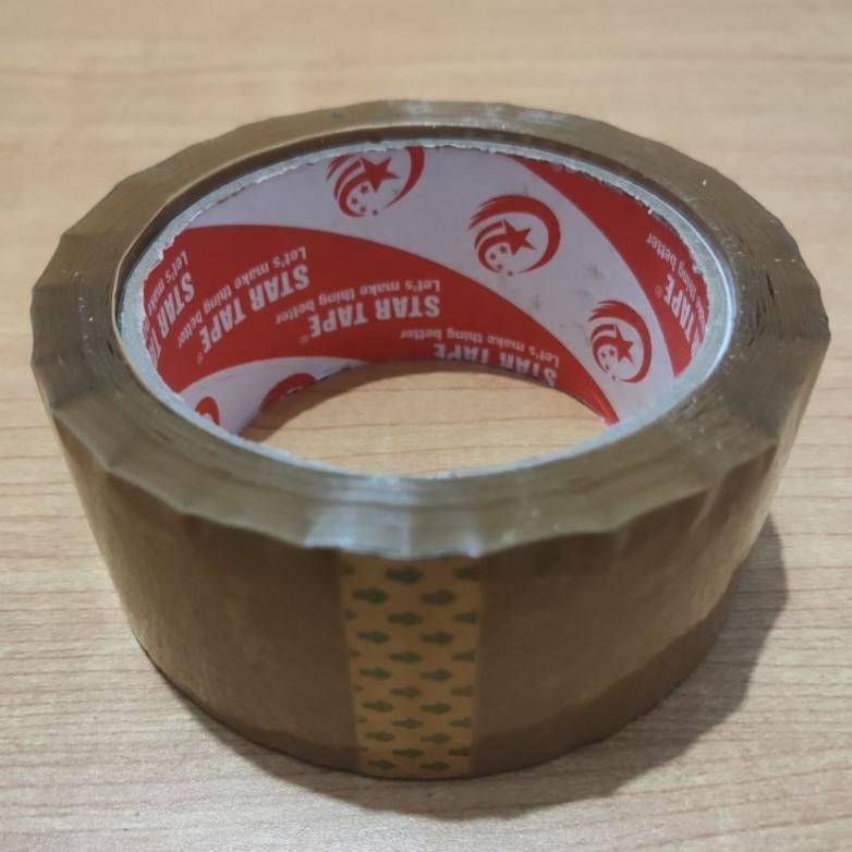 

[original] ready cod lakban bening kuning coklat 90 yard full 45mm lakban tape selotip solasi isolasi solatip [terlaris] [terbaik]