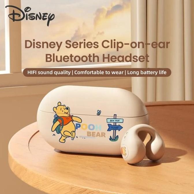 Earphone Tws Disney Qs30 Lotso Pink New Stok