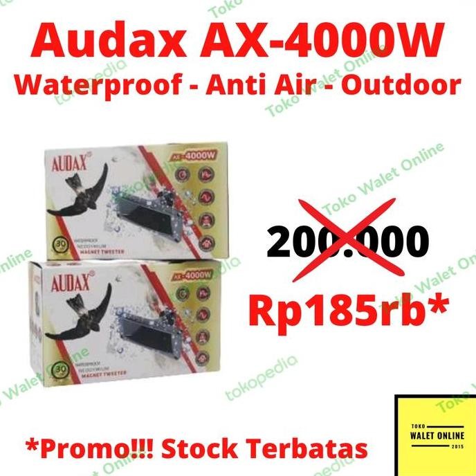 Audax, Ax4000, Ax 4000, Tweeter, Walet, Audax 4000, Suara Walet New Stok
