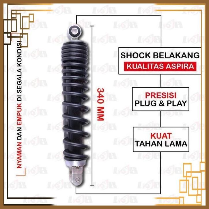 [LGM] ASPIRA SHOCKBREAKER VARIO 125 150 ESP 340MM SHOCK BELAKANG MONOSHOCK - VARIO150 340MM