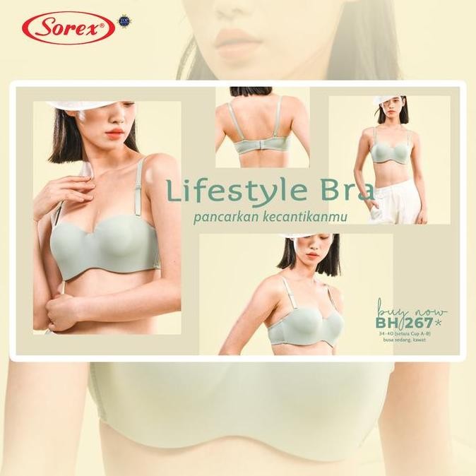 BH SOREX 267 BRA LIFESTYLE SEAMLESS HALF CUP BH ROBOT TERLARIS