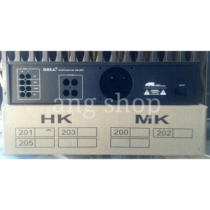 Box Bell Stereo Power Amplifier Hk201 Hk-201 Hk 201 New Stok