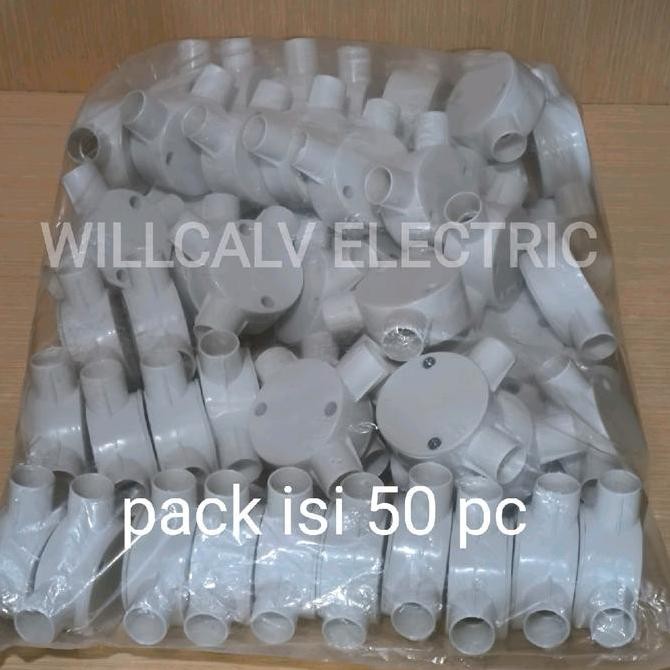 

Termurah 50 Pc T Dus Putih Kaki 3 / Tee Dus Cabang 3 / Tee Dus Pipa Listrik Kaki 3