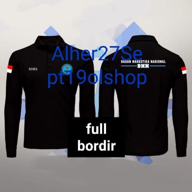 Tersedia Kaos BNN baju BNN seragam BNN polo shirt BNN kaos katun BNN kaos kerah