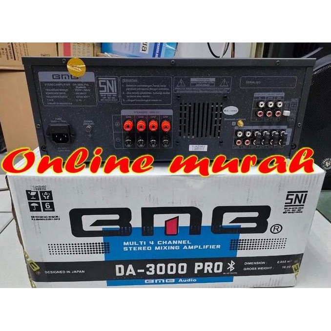 Ampli Bmb Da 3000Pro Bt Da3000 Pro Bt Da 3000 Pro Blutooth 3Ta New Stok