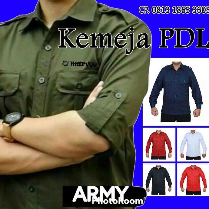 Tersedia Kemeja PDL / Seragam PDL / Baju Lapangan Lengan panjang