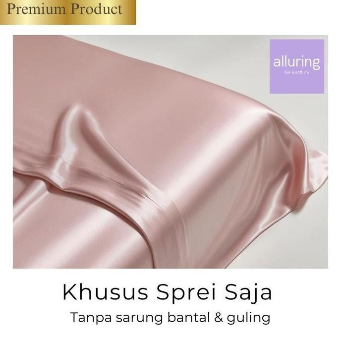 TERMURAH - Sprei Satin Silk PREMIUM Original Satin Silk - Sprei Saja