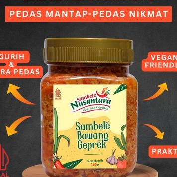 

Sambal Sambel Bawang Gep Penyet Pedas Gurih Nikmat Rumahan Khas Nusantara 160 Gram