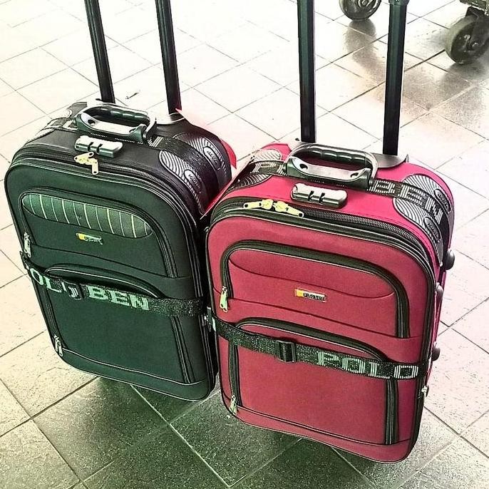 Koper 24 Dan 20 Inci Polo Bahan Kanvas / Koper 24 Inch