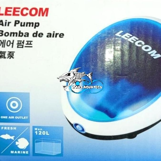 Aerator Pompa Udara Aquarium Air Pump Leecom Au313 Super Silent