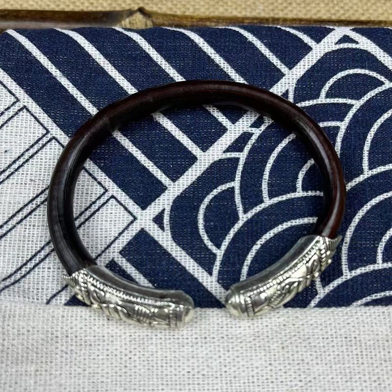 Gelang Tanaman Merambat Darah Ayam Perak Tibet Vintage Gelang Etnik