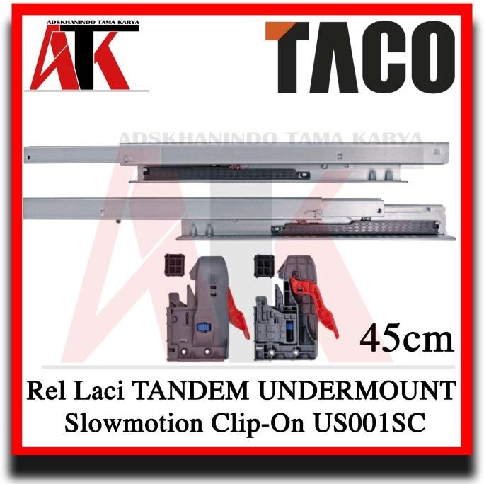 Spesial Rel Laci Tandem Undermount Taco Us001Sc 45Cm