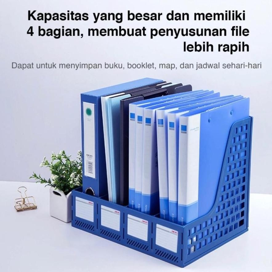 

EM File Box Foldable Layer Tempat Penyimpanan Dokumen Lipat Sekat