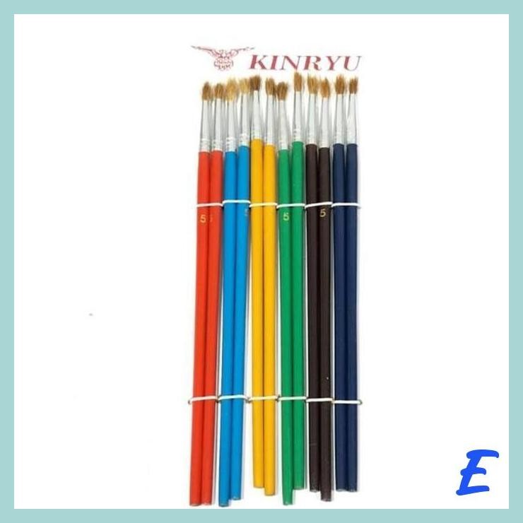 

| JEB | Kuas Cat Air Nomor 5 / Kuas Lukis Harga Per Lusin (E5157)